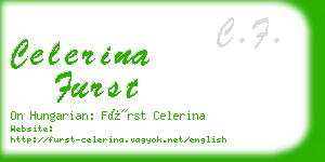 celerina furst business card